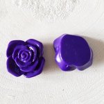 Syntetisk blomma 37 mm N°06-08 lila