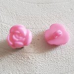 Knapp fantasi, barn, bebisar Blomsmönster N°01-11 Rosa