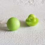 Fantasiknappar för barn och spädbarn Halvbollsmönster N°04-02 Grön