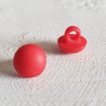 Fantasiknappar för barn och spädbarn Demi Boule mönster N°04-03 Röd
