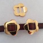 10 mm Zamakgenomföring N°01 Guld