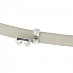 10 mm Zamakgenomföring N°24 Silver