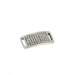 10 mm Zamakgenomföring N°56 Silver