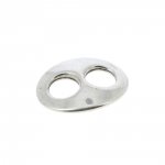 10 mm Zamak-kontakt N°01 Silver