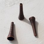 Spiralformad kotte N°01 X 2 stycken koppar.