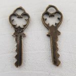 Nyckel charm N°12 brons