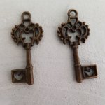 Nyckel charm N°14 brons