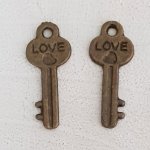 Nyckel charm N°17 brons