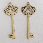 Nyckel charm N°29 antik guld