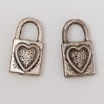Charm hänglås lås N°04