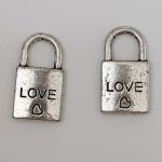 Charm hänglås lås N°06