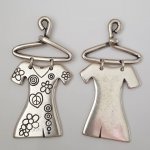 Klänning charm N°02 i Zamak