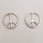 Peace & Love Charm N°06 Silver x 10 stycken