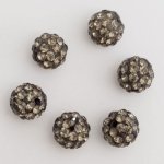10 mm shamballa stil harts pärla N°01