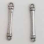 Charm Bar 2 ringar N°05 Silver