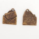 Kuvert charm N°02 Brons