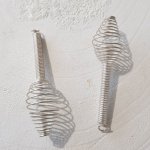 Spiralformad kotte N°12 Silver.