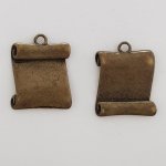 Charm bok pergament Grimoire N°02 Brons