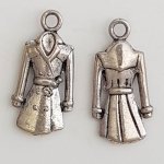 Raincoat Charm N°02 Silver.