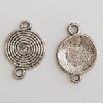 Rund spiralkoppling N°01 Silver