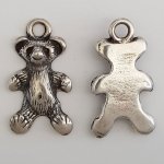 Björn charm N°10 ZAMAK (SILVER PLATTERAD)