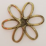 Blomma charm metall N°003 brons