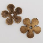 Flower Charm Metal N°027 Brons