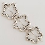 Flower Charm Metal N°031 Silver