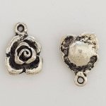 Flower Charm Metal N°045 Silver