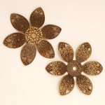 Flower Charm Metal N°058 Brons