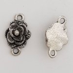 Flower Charm Metal N°070 Silver