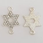 Charm blomma metall N°080 silver