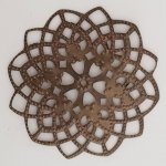 Flower Charm Metal N°101 brons gravyr