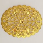 Flower Charm Metal N°103 guld gravering
