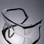 Skyddsglasögon i plast Svart 57