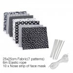 Maskmaterialset Svart