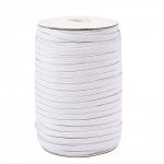 Platt mask elastisk 5 mm WHITE N°02 till 10 cm