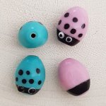 2 ovala pärlor 16/13 mm N°04