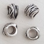 Silver rörpärla N°06