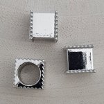 Silver rörpärla N°13