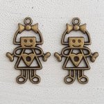 Charm Child N°53 flicka brons
