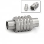 Magnetlås i rostfritt stål 05 mm Silver N°01