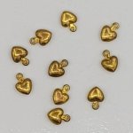Hjärta berlocker N°37 antik guld