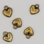Hjärta berlocker N°38 Brons