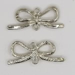 Silver fluga charm N°16 silver metall fluga charm