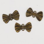 Bow Tie Charm N°22 Brons metall band Charm