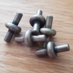 Kopparlås för ihåliga PVC-snören 5 mm