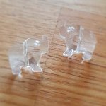 Pendel i facetterat glas elefant N°01-01