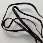 Platt mask elastisk 5 mm svart nr 03 x 25 meter