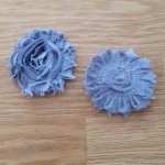 Blomma av fransigt tyg nr 19